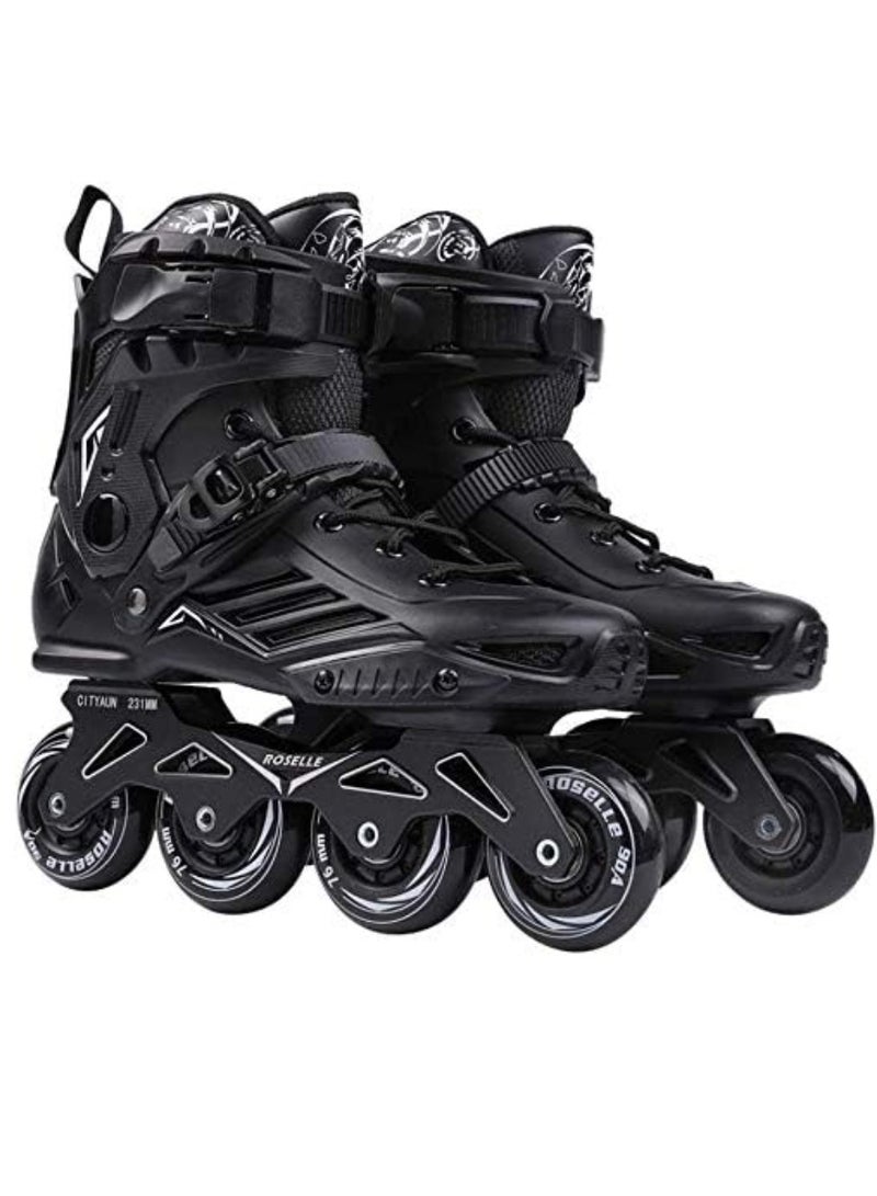 Professional Single Row Roller Blades Speed Skating Shoes ( Size 35 )