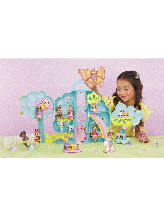 Surprise Treehouse Playset With 20 Plus Surprises And Exclusive Doll, Multicolored