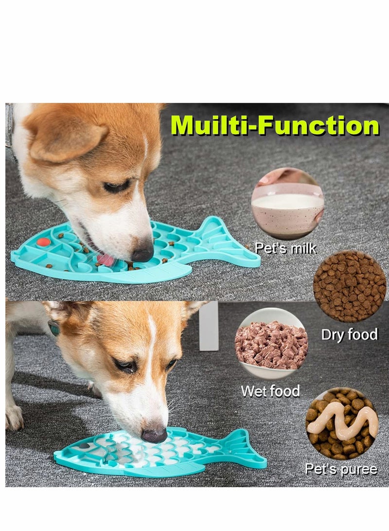 Slow Feeder Dog Bowl Anti Gulping Healthy Eating Interactive Bloat Stop Fun Alternative Non Slip Bowls Puzzle Pet Puppy Cat Food