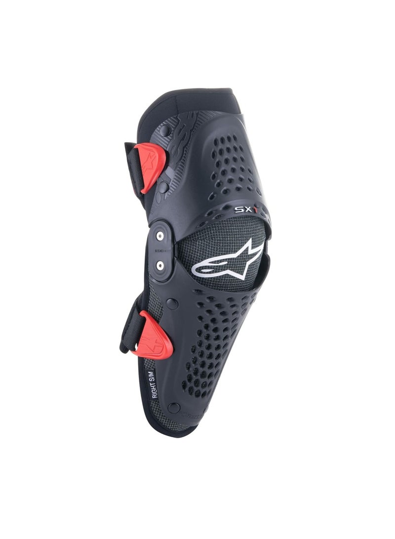 Alpinestars SX-1 Youth Knee Protector (Black Red, Large/X-Large)