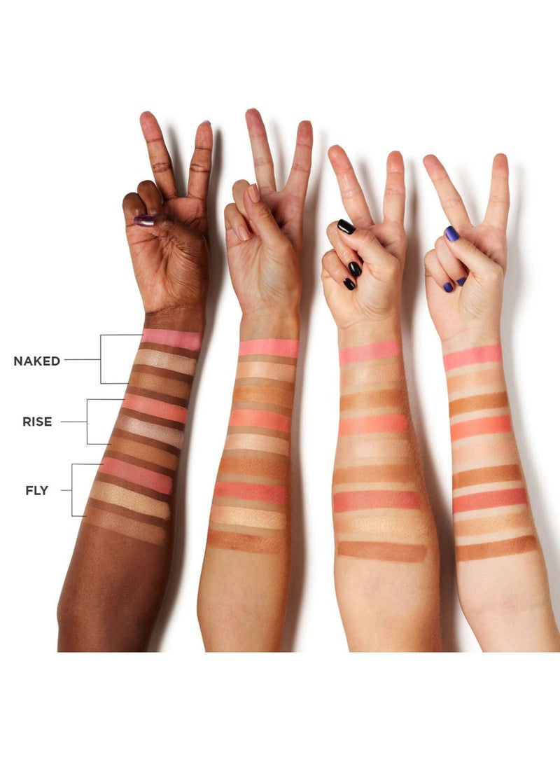 Stay Naked Threesome Blush, Bronzer, & Highlighter Palette Fly