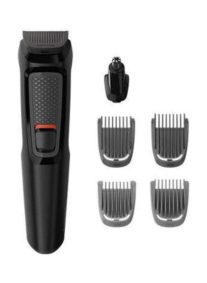 International Version Multi Grooming Kit For Beard With Nose Trimmer Attachment Black