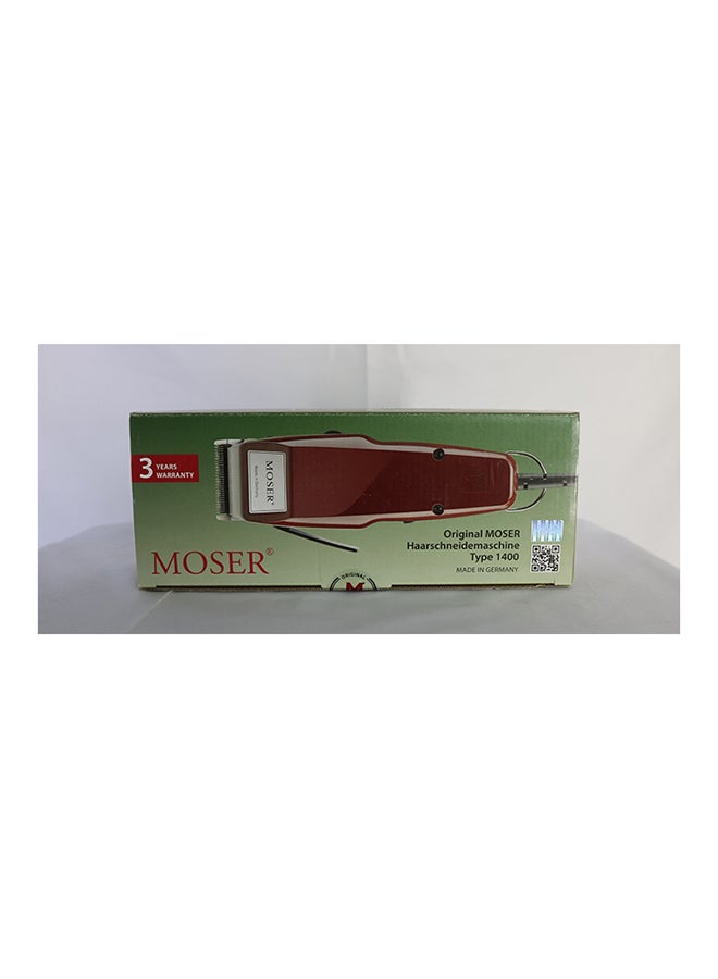 International Version Moser Trimmer Classic 1400 Professional Hair Clipper Burgundy One Size Brown