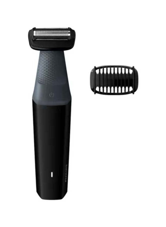 International Version Philips Body Shave Machine With 2 PIN BG3010/13 Black/Grey