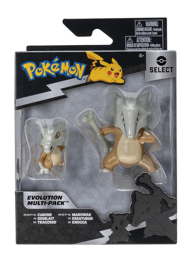 Pokemon Select - Evolution Multipack - Cubone & Marowak - Authentic Details