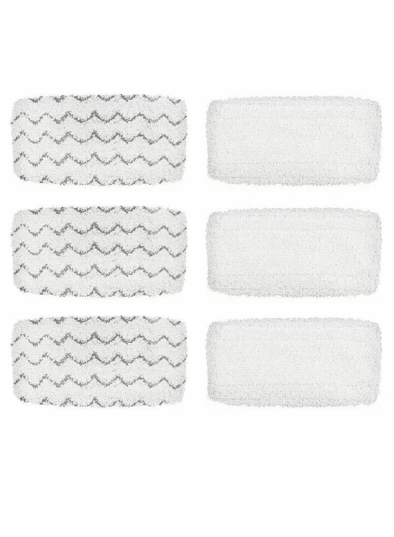 BettaWell Steam Mop Refill Pads For Bissell 1252 1606670 1543 1652 1132M 1530 11326 Symphony Hard Floor Vacuum Steam Cleaner Series Pack Of 6