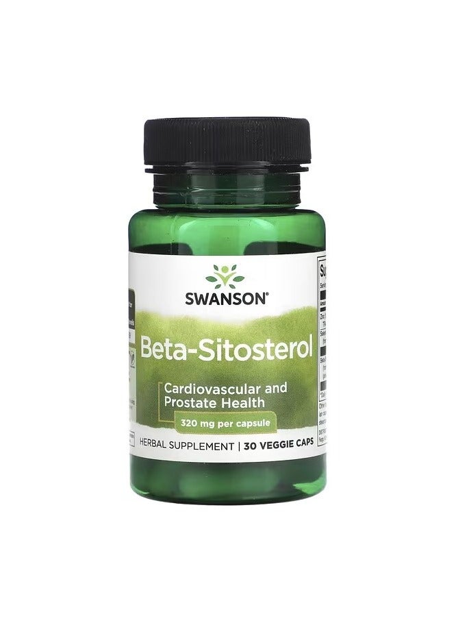 Beta-Sitosterol, 320 mg, 30 Veggie Caps