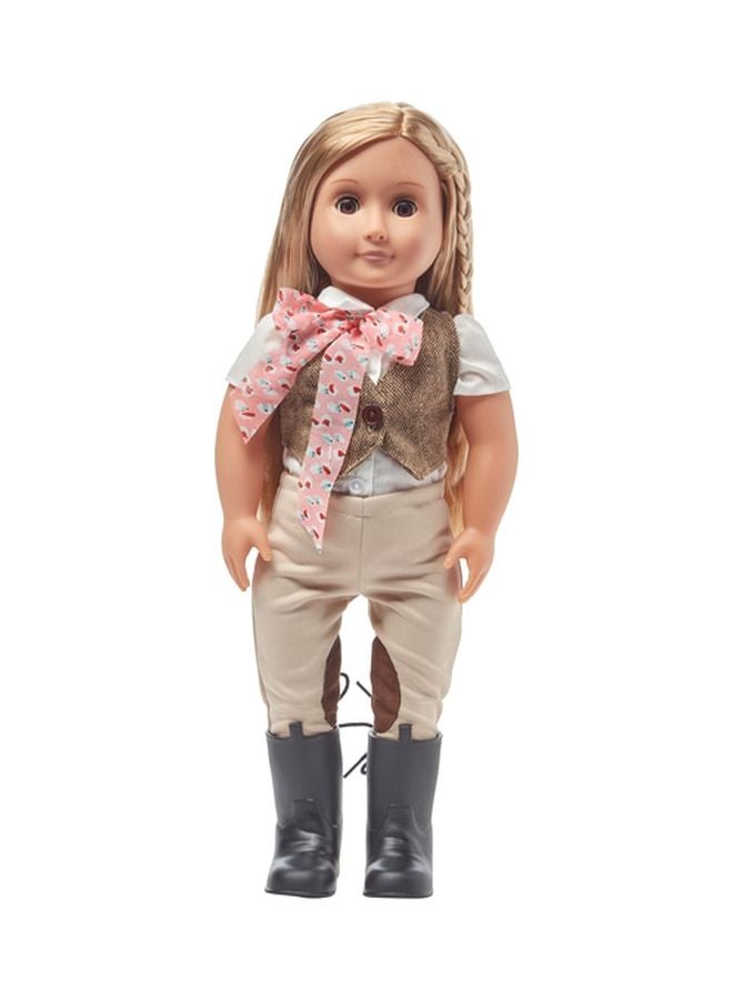 Leah Riding Doll With Tweed Vest BD31062Z