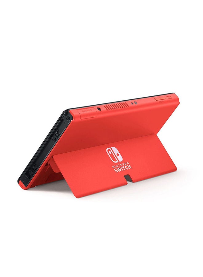 Switch OLED Mario Red Console