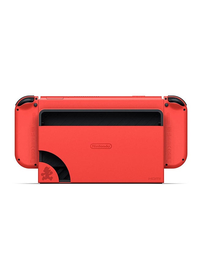 Switch OLED Mario Red Console