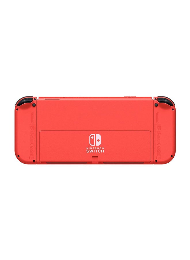 Switch OLED Mario Red Console