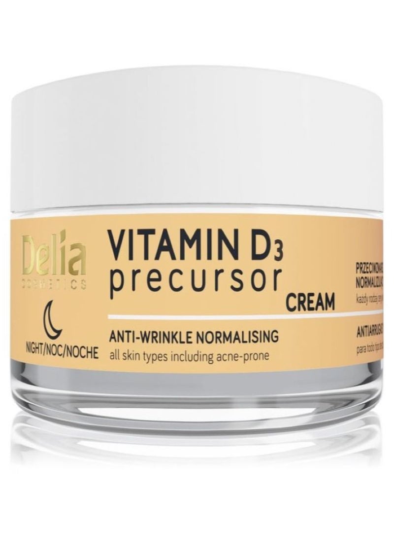 Vitamin D3 Precursor Anti-Wrinkle Normalizing Night Cream