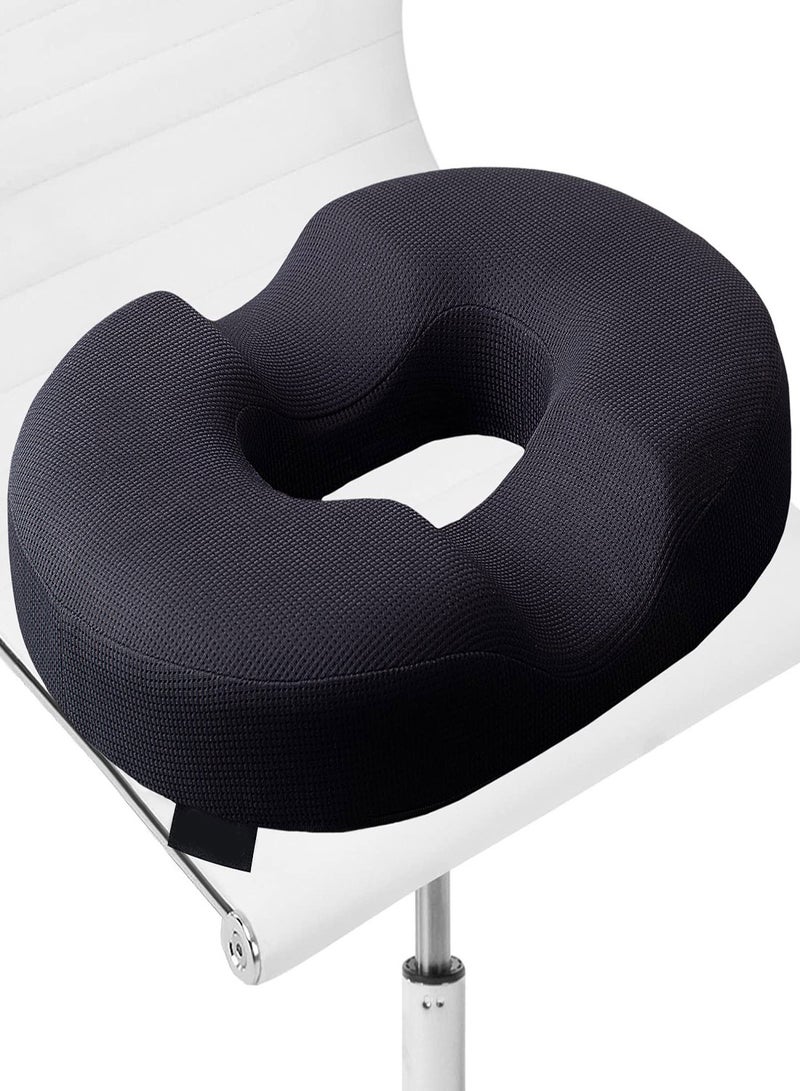 Donut Pillow for Tailbone Pain Relief Cushion Hemorrhoid Pillow Two Humps Hip Curve Design for Hemorrhoids Prostate Pregnancy Coccyx Sciatica Post Natal Surgery Portable Donut Cushion