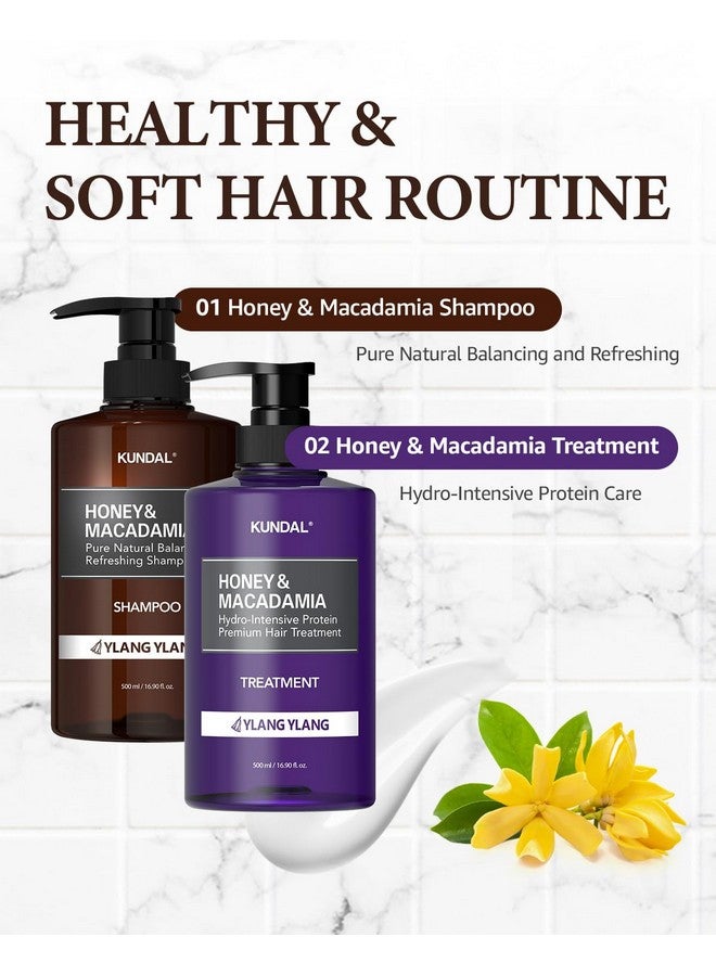 Undal Ylang Ylang Honey & Macadamia Shampoo And Hair Treatment 16.9 Fl Oz X 2 Bottles