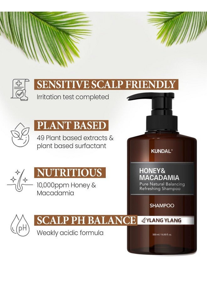 Undal Ylang Ylang Honey & Macadamia Shampoo And Hair Treatment 16.9 Fl Oz X 2 Bottles