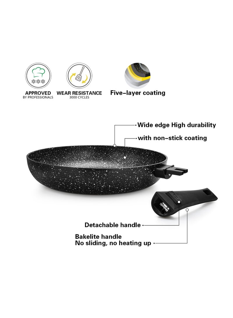 Frying Pan FIORE 24x4.9 cm, Aluminum with Non-Stick Coating