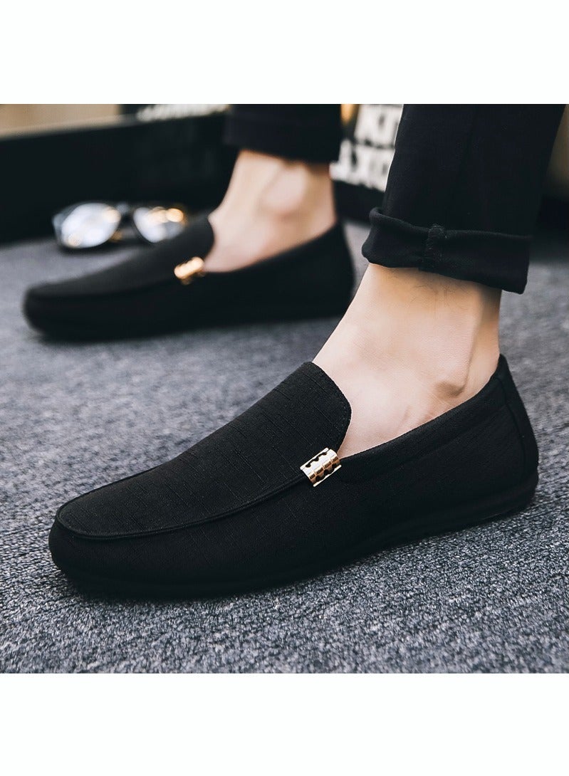 Men's Flat Loafers Slip On Casual Breathable Driving Shoes Fashion Lightweight Outdoor Boat Shoes