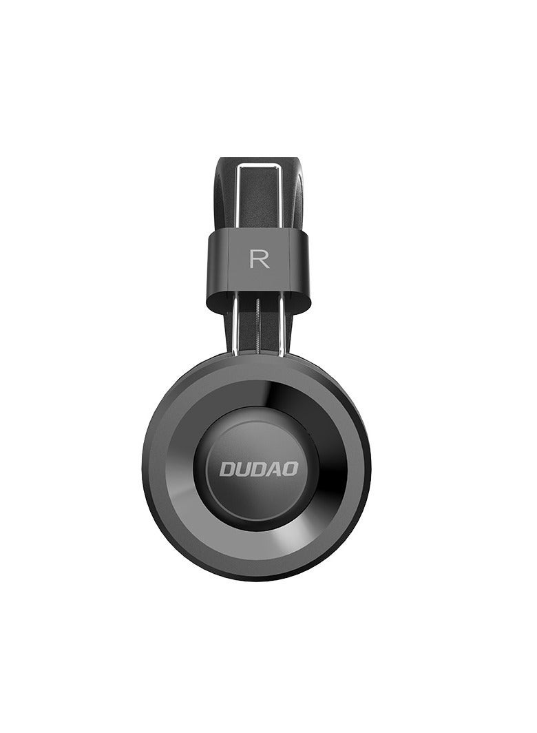 INET On-Ear  Headphones for Mobiles and Laptop with in-Line Mic 3.5Mm Wired Water Proof For Office/Game/Sports For Men And Women -X21 Black