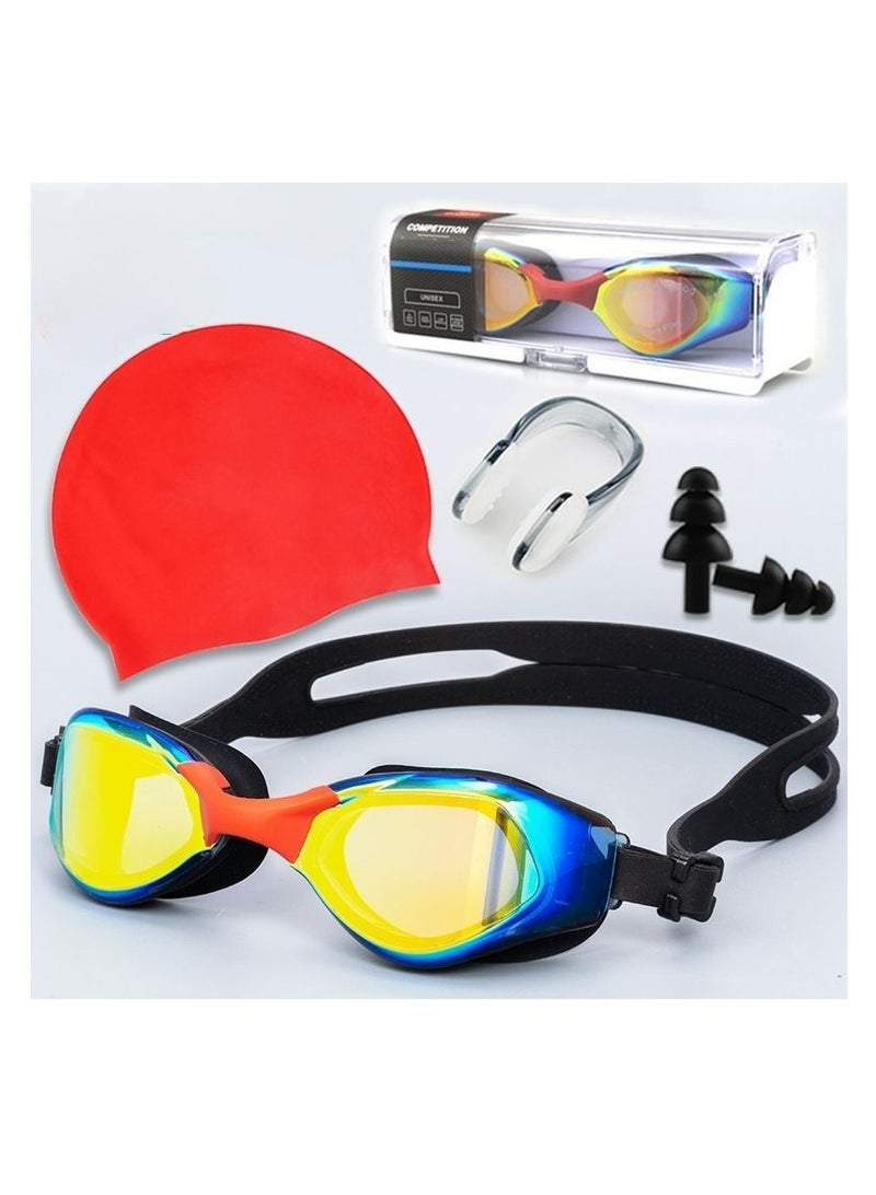 Swimming glasses 4-piece set
