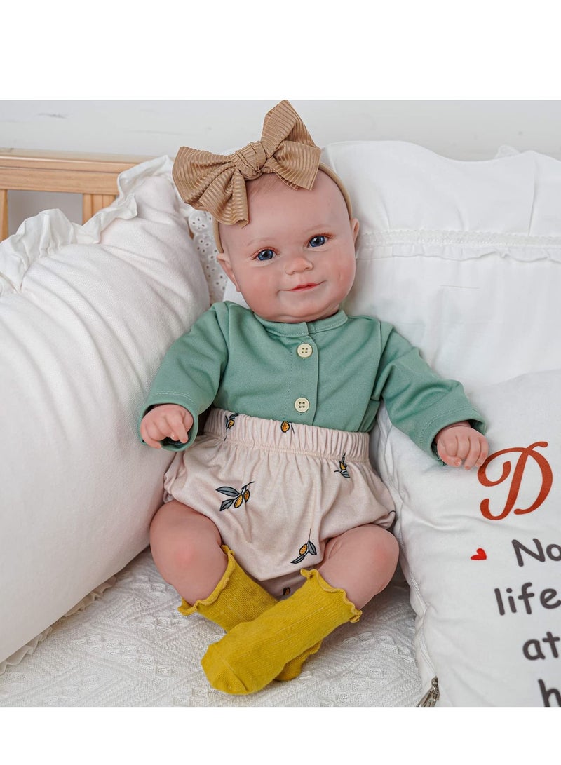 Doll Toys, Children's Toys, Reborn Dolls, Poseable Realistic Dolls, 24 Inch, with Doll Accessories