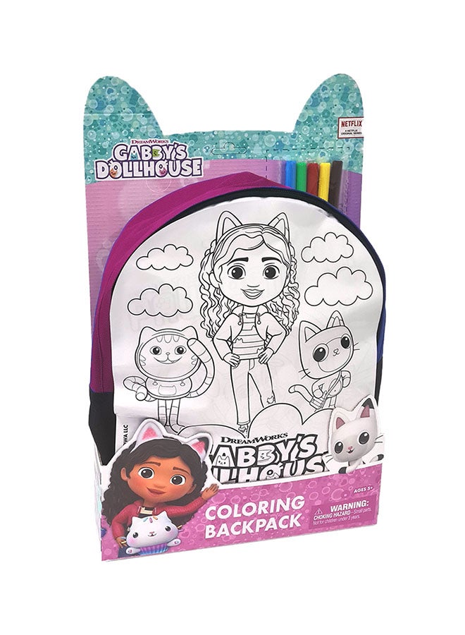 Dollhouse Coloring Backpack