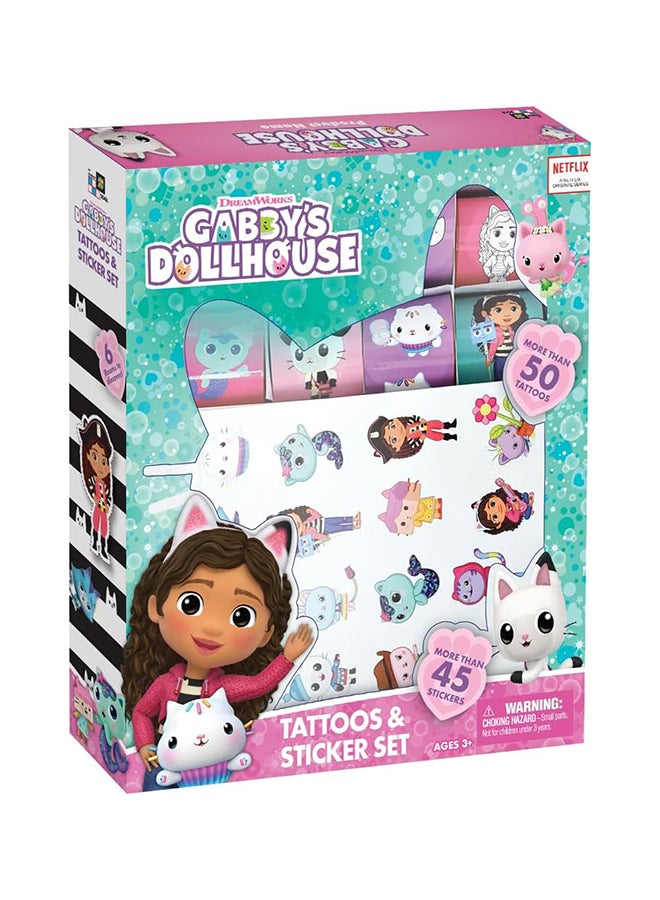 Dollhouse Mosaic, Stickers And Tattoo Sets