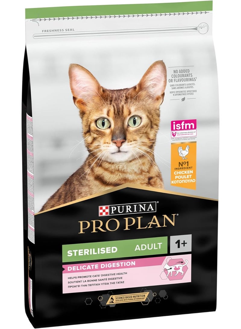 Pro Plan Delicate Digestion Sterilised Adult Cat Food with Chicken 1.5 kg