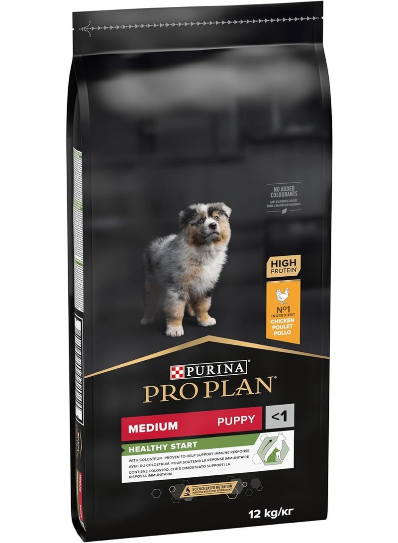 Pro Plan Healthy Start Medium Puppy Food with Chicken 12 kg