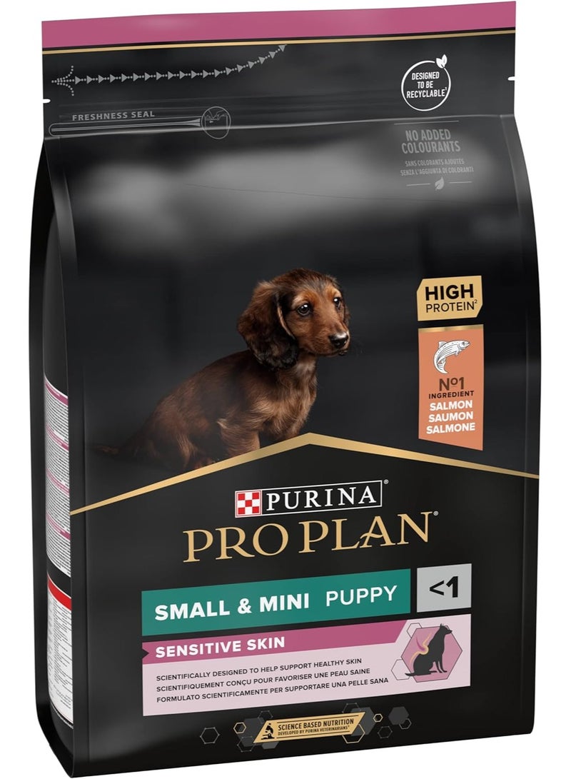 Pro Plan Sensitive Skin Small and Mini Puppy Food with Salmon 3 kg