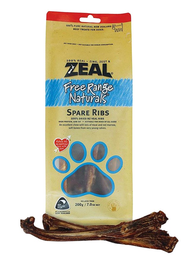 Free Range Natural Spare Ribs Dog Treat 200grams