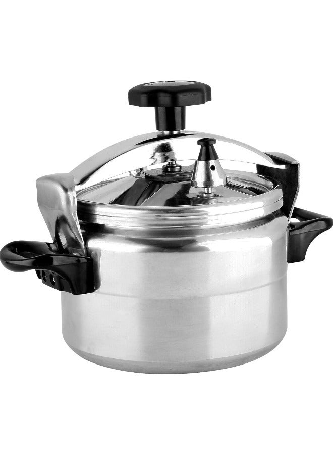 Durable Aluminium 7 Liter-Security Pressure Cooker With Lid ‎Induction Compatible Base