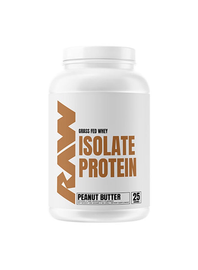 Raw Nutrition 100% Grass Fed Whey Isolate Protein Powder 25 Servings