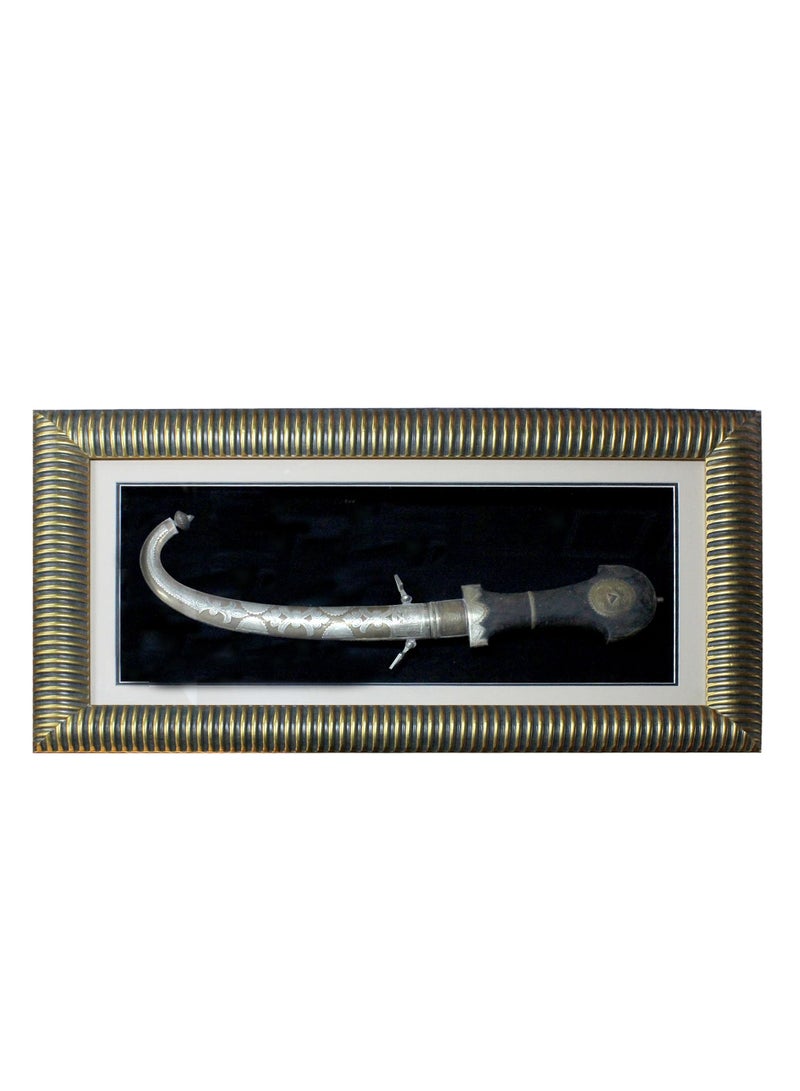 HANDMADE TRADITIONAL SWORD WITH FRAME 39X22INCHES-FRM948