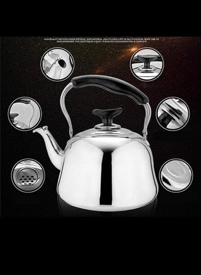 Dessini Stainless Steel Tea Kettle With Strainler 3L