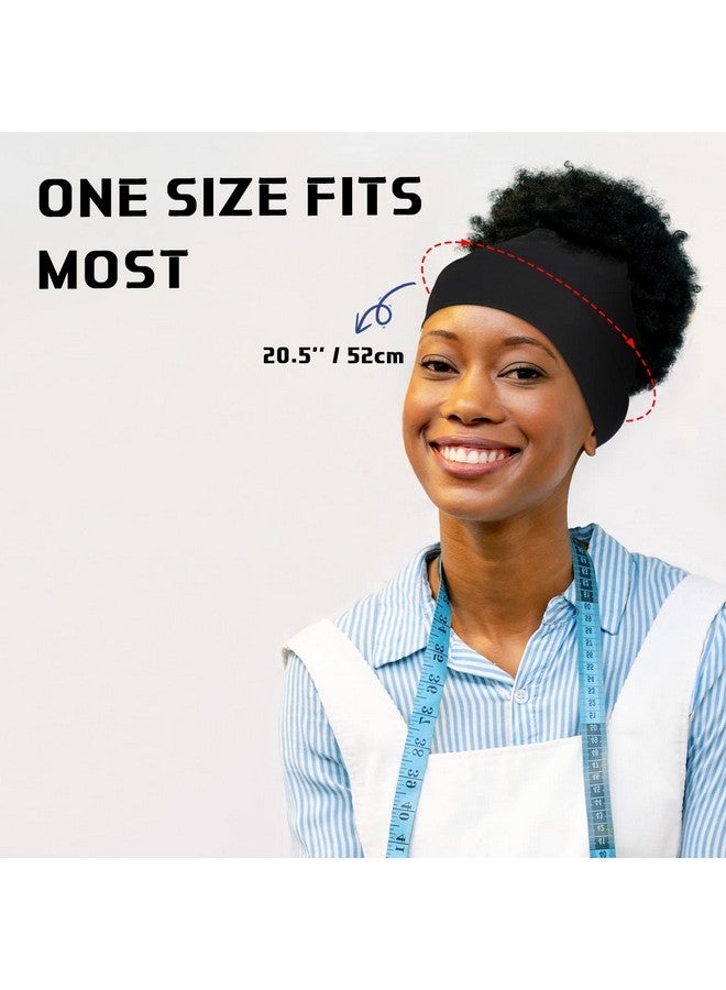 4 Pieces Satin Head Wrap Satin Lined Hair Cover Sleep Cap No Fading Slouchy Skull Night Sleeping Beanie For Frizzy Curly Hair (Black Coffee Wine Red Navy Blue)