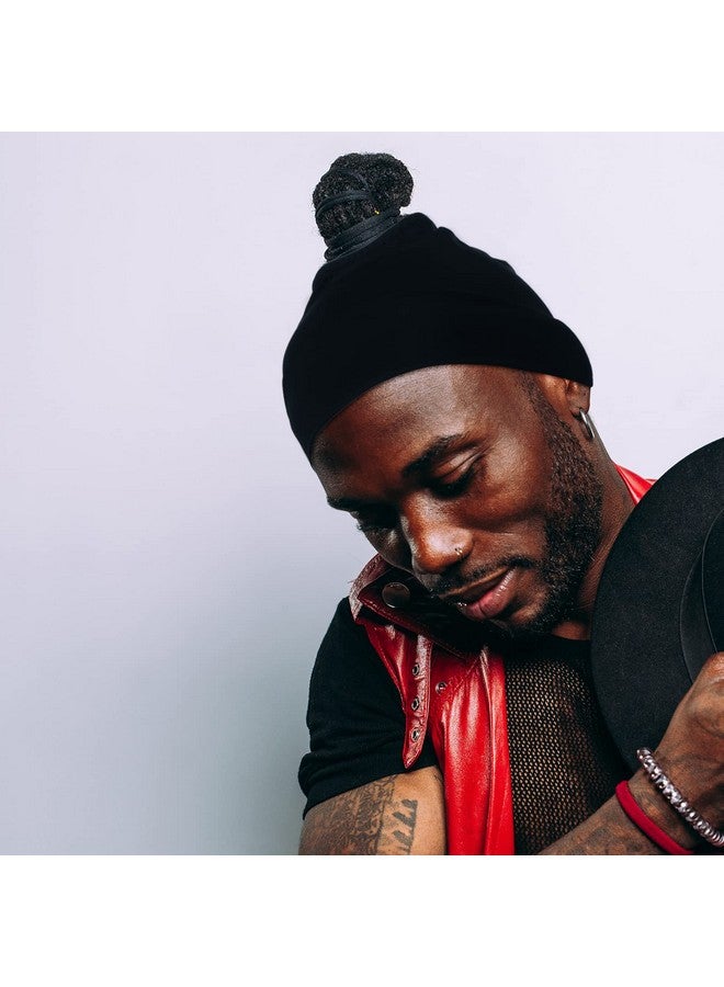 4 Pieces Satin Head Wrap Satin Lined Hair Cover Sleep Cap No Fading Slouchy Skull Night Sleeping Beanie For Frizzy Curly Hair (Black Coffee Wine Red Navy Blue)