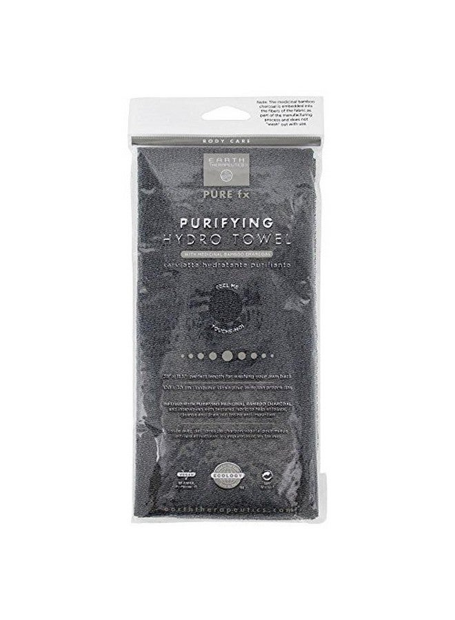 Purifying Exfoliating Hydro Towel Black With Charcoal