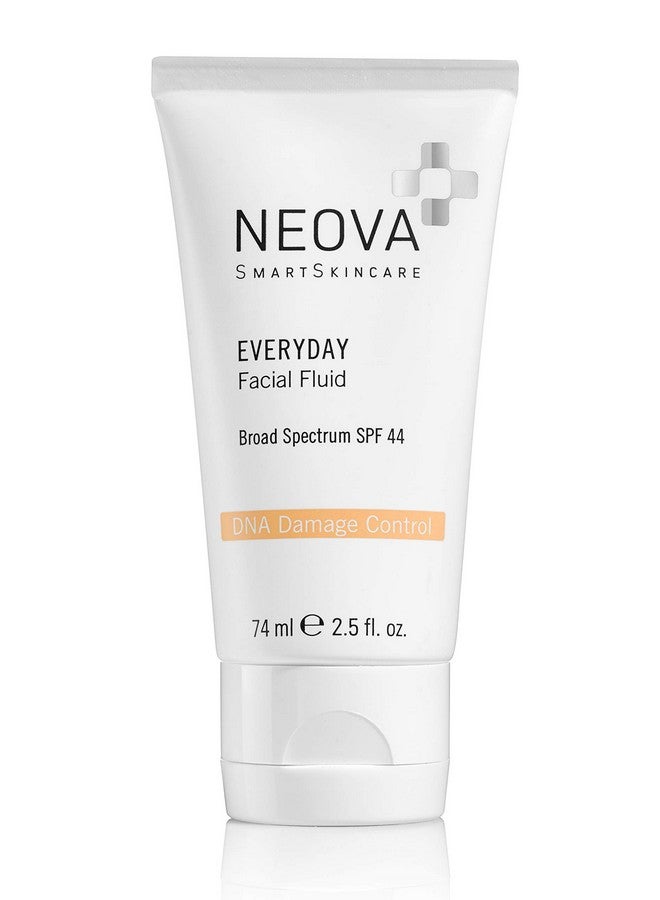 Smartskincare Facial Sunscreen Everyday Facial Fluid 2.5 Fl. Oz. ; Broad Spectrum Spf 44 Hybrid Sun Defense ; Oil Free & Non Comdogenic