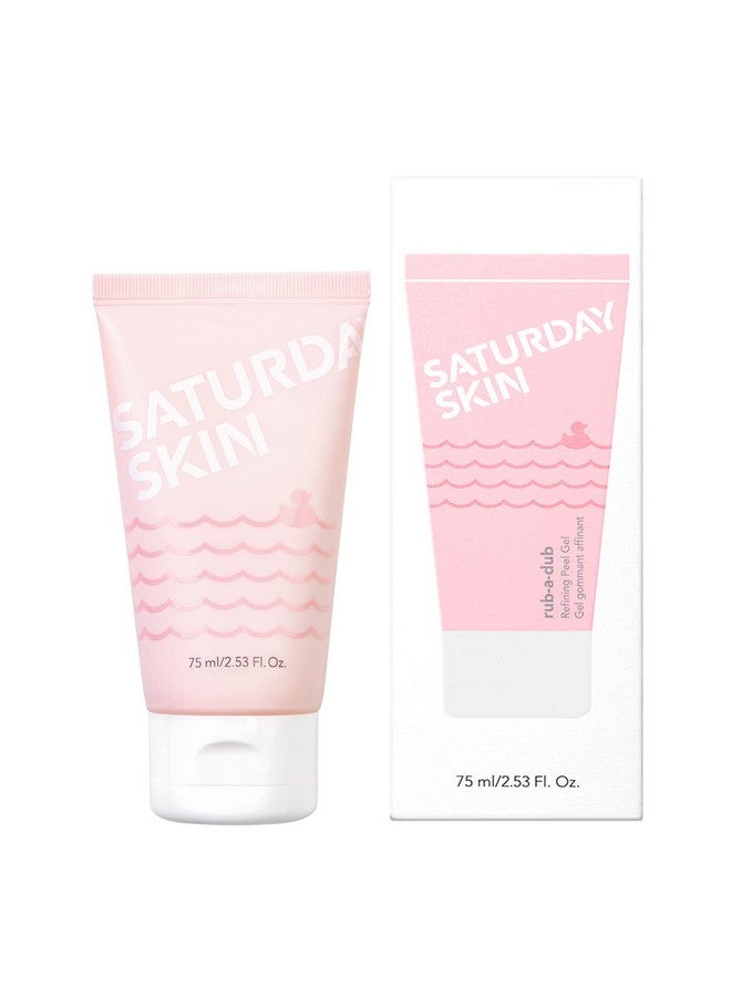 Rubadub Refining Peel Gel Facial Cleansing Gels Facial Cleansing Washes Natural Fruit Enzymes Gel Mild Cleanser Exfoliating Gel Great For Sensitive Skin (2.53 Fl. Oz. (75Ml))