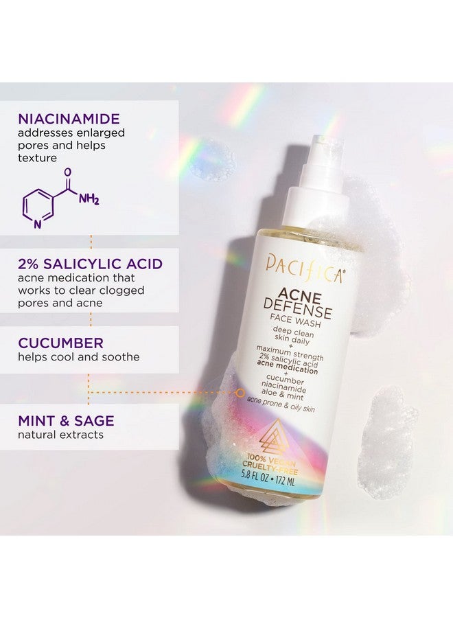 Acne Defense Face Wash Unisex 5.8 Oz