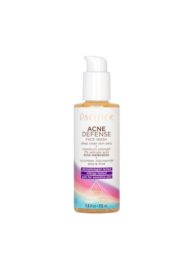 Acne Defense Face Wash Unisex 5.8 Oz