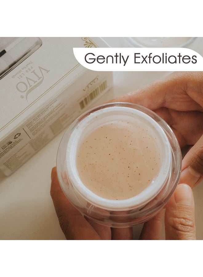 Facial Peeling Gel Contains Dead Sea Minerals And Nut Shell Powder Gentle Face Exfoliator Scrub And Blackhead Remover Peel Your Skin To A Fresher You 3.4 Fl. Oz.