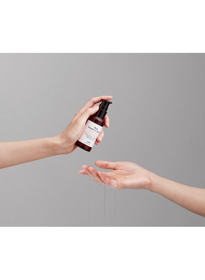 Pure Vitamin C Serum 60Ml / 2.0 Fl.Oz. Natural Ingredients Serum Vitamin C Vegan & Cruelty Free Hypoallergenic Calming Fragrancefree Korean Skin Care