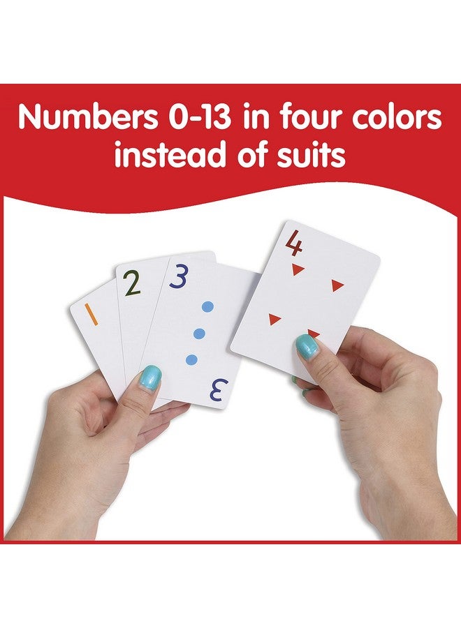 School Friendly Playing Cards In Home Learning Game Set Of 8 Decks 448 Cards Multicolored Patterned Cards Numbered 013 Teach Counting And Probability