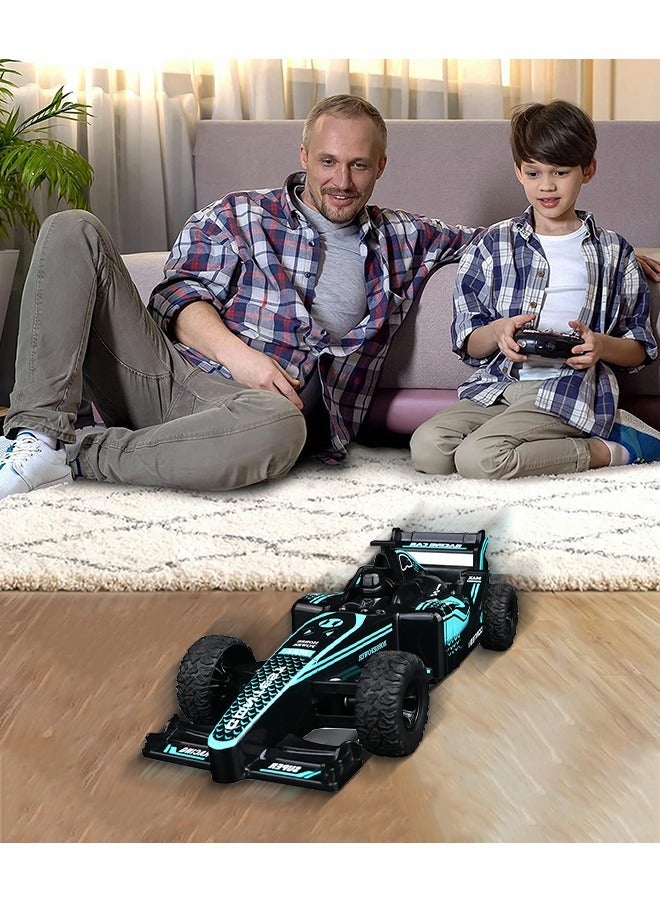 F1 Remote Control Car, Electric RC Car, Rechargeable Remote Control Stunt Car Toys, Children's Simulation Electric Racing Four-wheel Drive Racing