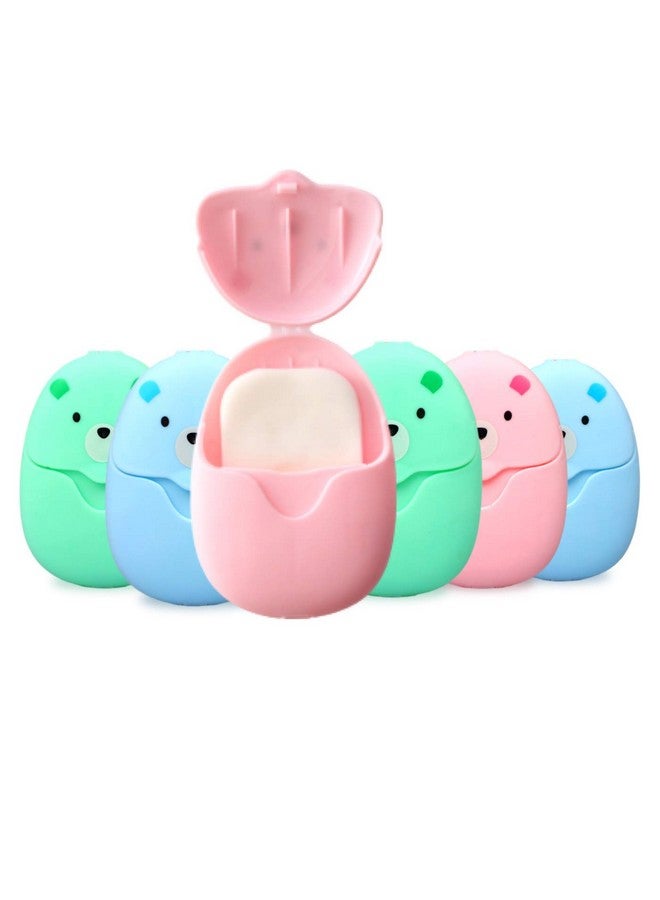 6 Boxes (300 Sheets) Mini Portable Disposable Travel Paper Soap Sheets Foaming Hand Washing Bath Scented Hand Soap For Indoor Outdoor Travel Camping Hiking