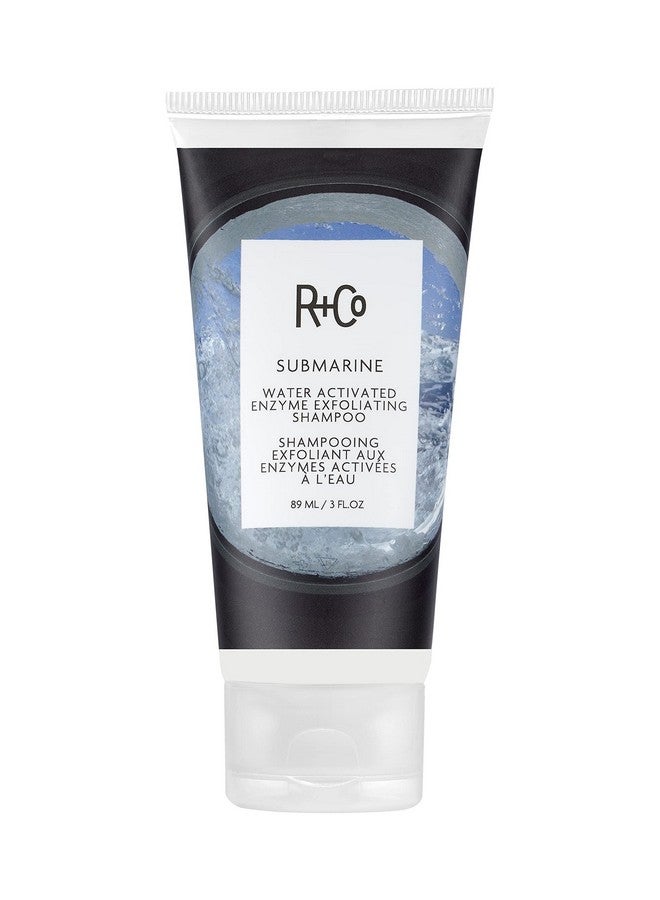 Submarine Water Activated Enzyme Exfoliating Shampoo ; Revitalizes + Nourishes + Hydrates Hair ; Vegan + Crueltyfree ; 3 Oz