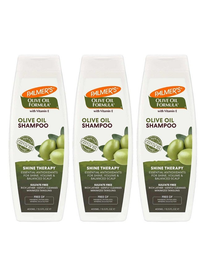 Olive Oil Formula With Vitamin E Smoothing Shampoo 13.50 Oz (Pack Of 3)