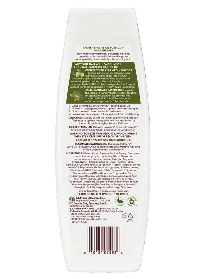 Olive Oil Formula With Vitamin E Smoothing Shampoo 13.50 Oz (Pack Of 3)