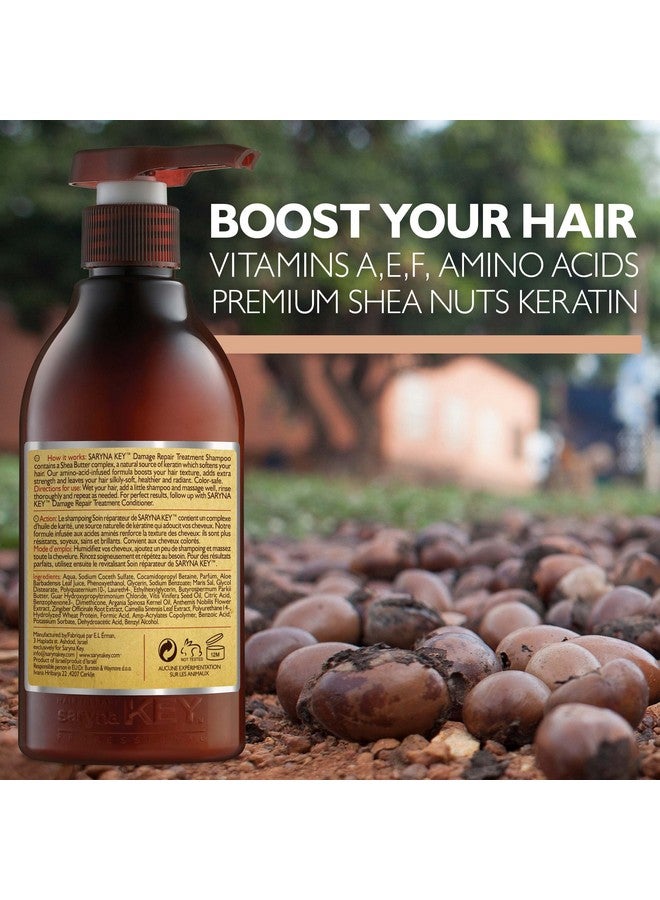 Damage Repair Light Shampoo (500Ml/16.9Oz) For Thin And Dry Hair With Pure African Shea Butter Hair Shampoo For Dry Frizzy And Damaged Hair Excellent Rinse Out Moisturizing